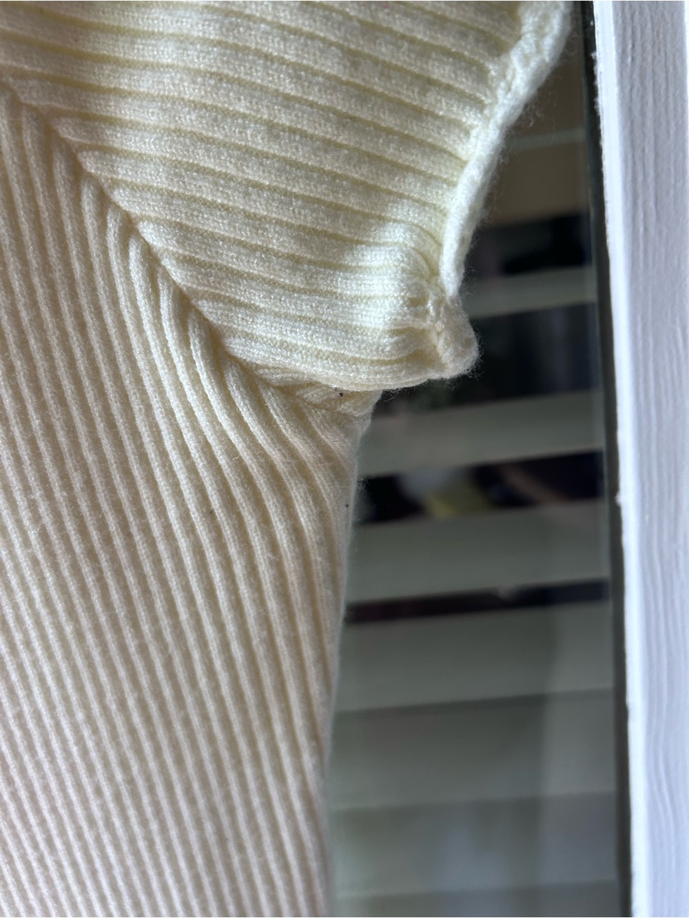 Frankies Bikinis x Bella Hadid Libra Ivory Crochet Drop Waist Sweater Dress. XL - Picture 9 of 9
